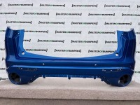 Alfa Romeo Stelvio Veloce Suv 2017-2021 Rear Bumper Blue 4 Pdc Genuine [p4]