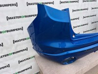 Alfa Romeo Stelvio Veloce Suv 2017-2021 Rear Bumper Blue 4 Pdc Genuine [p4]