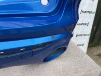 Alfa Romeo Stelvio Veloce Suv 2017-2021 Rear Bumper Blue 4 Pdc Genuine [p4]