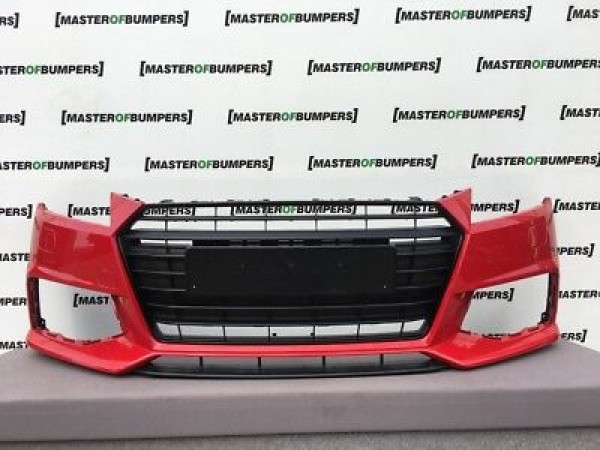 Audi Tt S Line Tts 2015-2018 Front Bumper In Red With Grill Genuine [a506]