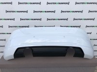 Audi Tt Se 2015-2018 Rear Bumper In White Fully Complete Genuine [a804]