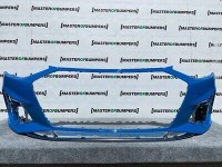 Audi A4 S Line S4 B9 2019-on Front Bumper In Blue With Lip Genuine [a399]