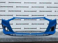 Audi A4 S Line S4 B9 2019-on Front Bumper In Blue With Lip Genuine [a399]