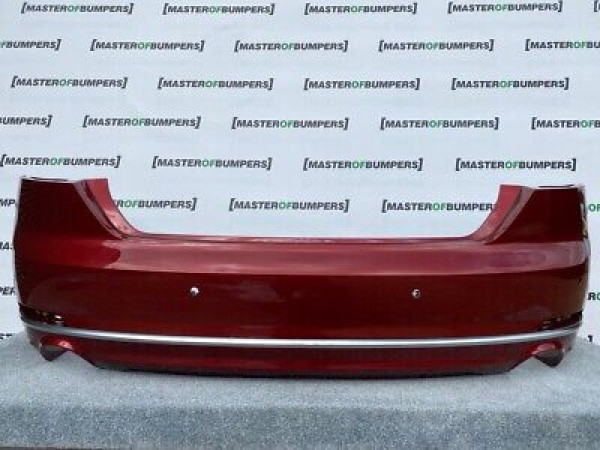 Audi A5 Mk2 Coupe Cabrio 2016-2019 Rear Bumper In Red Genuine [a457]