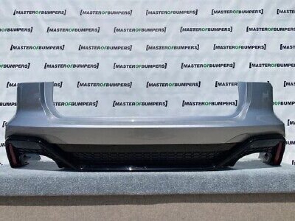 Audi Rs6 C8 Avant 2020-on Rear Bumper In Silver W/ Diffuser No Pdc Genuine [a672