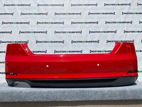 Audi A5 S Line Coupe Cabrio Tdi 2016-2019 Rear Bumper In Red Genuine [a673]