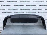 Audi Sq7 4m0 2016-2019 Rear Bumper In Blue With Difuser 6 X Pdc Genuine [a722]