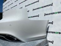 Audi Rs5 Coupe Cabrio Mk1 2008-2011 Rear Bumper In White Genuine [a761]