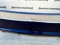 Audi Q5 S Line 2009-2015 Rear Bumper In Blue With Difuser Genuine [a817]