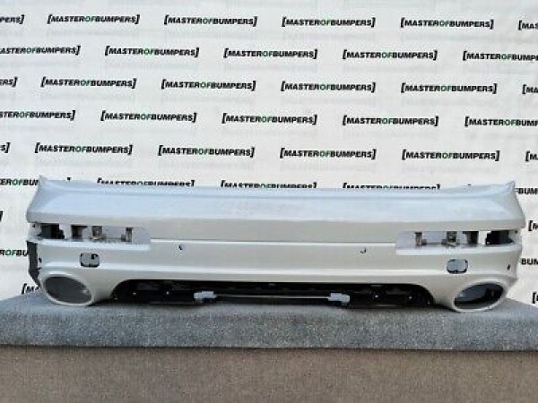 Audi Q7 W12 V12 S Line 2009-2015 Rear Bumper White Genuine [a789]