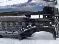 Audi Q8rs Black Edition 2019-on Rear Bumper Black 6 Pdc Genuine [a37]