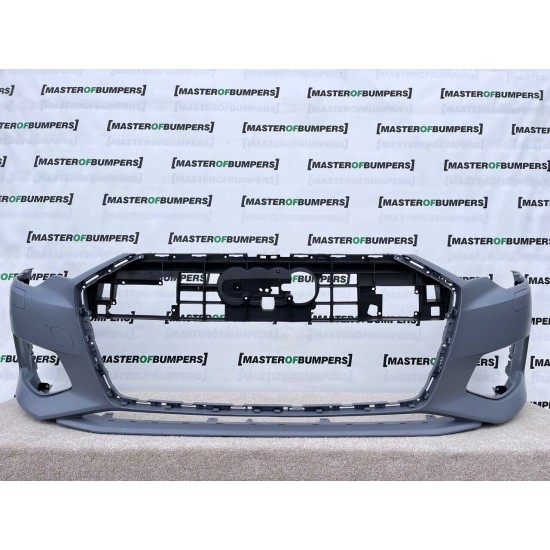 Audi A6 Se C8 Avant Saloon 2019-on Front Bumper In Primer 6 Pdc Genuine [a217]