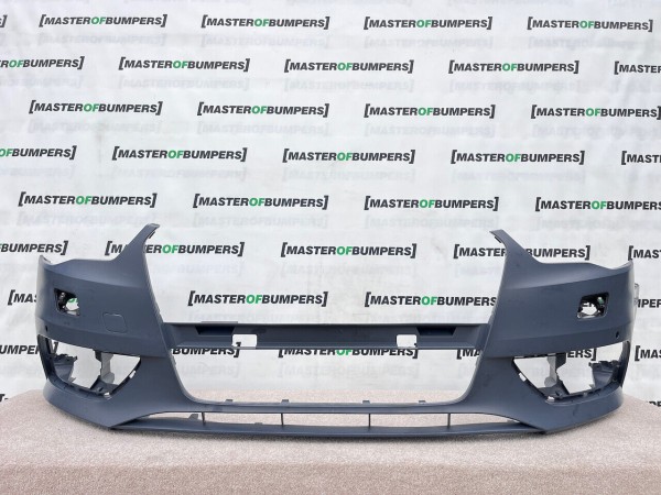 Audi A3 Se Hatchback 2012-2015 Front Bumper Primered 4 Pdc + Jets Genuine [a434]