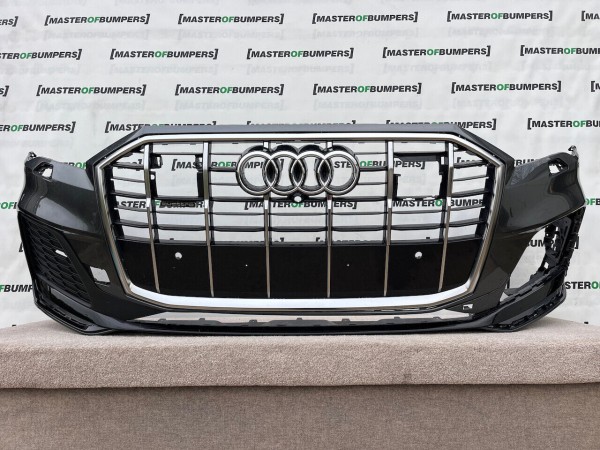 Audi Q7 S Line Suv Face Lift 2019-2023 Front Bumper W/grill 6 Pdc Genuine [a486]