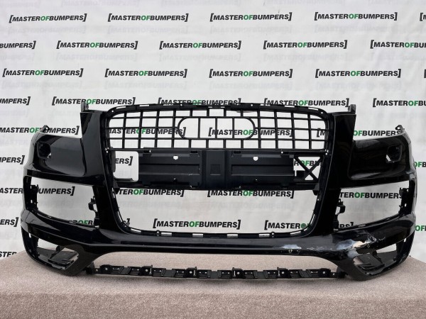 Audi Q7 S Line Suv Mk1 Lift 2009-2014 Front Bumper 4 Pdc + Jets Genuine [a546]