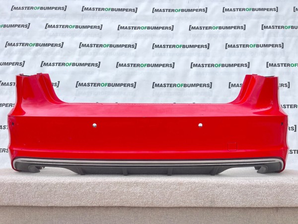 Audi S3 Hatchback 2013-2015 Rear Bumper W/difuser 4 Pdc Genuine [a578]