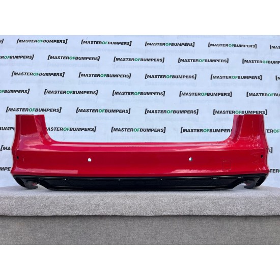 Audi A4 S Line Tfsi B8.5 Avant Only 2012-2015 Rear Bumper 4 Pdc Genuine [a639]