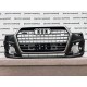 Audi Q7 S Line Sq7 4m 2016-2019 Front Bumper 4 Pdc + Jets Genuine [a652]