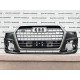 Audi Q7 S Line Sq7 4m 2016-2019 Front Bumper 4 Pdc + Jets Genuine [a652]