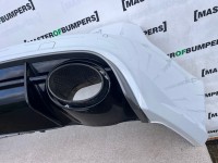 Audi Rs6 C7 Avant Only 2015-2018 Rear Bumper White 6 Pdc Complete Genuine [a721]