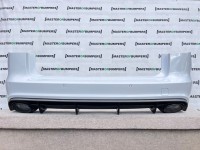 Audi Rs6 C7 Avant Only 2015-2018 Rear Bumper White 6 Pdc Complete Genuine [a721]