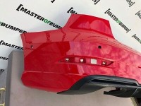 Audi S3 Saloon Cabrio 2016-2019 Rear Bumper In Red With Difuser [a884]