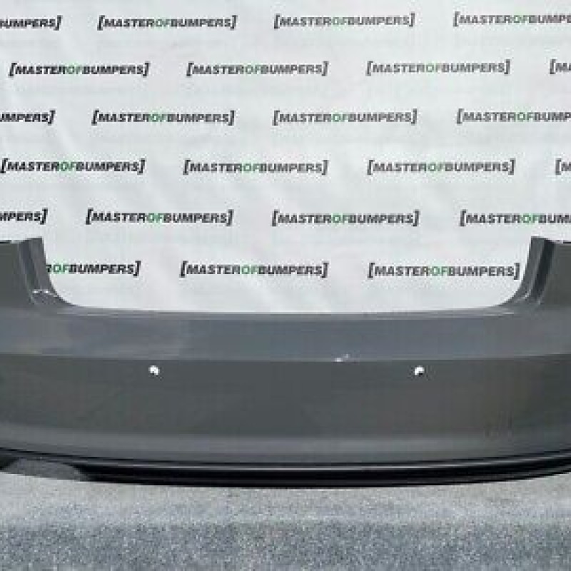 Audi A3 S Line 8v Saloon Cabrio 2013-2016 Rear Bumper In Grey Genuine [a474]