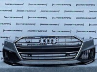 Audi S7 A7 S Line Mk2 2018-on Front Bumper In Silver With Grill Genuine [a508]