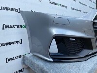 Audi S7 A7 S Line Mk2 2018-on Front Bumper In Silver With Grill Genuine [a508]