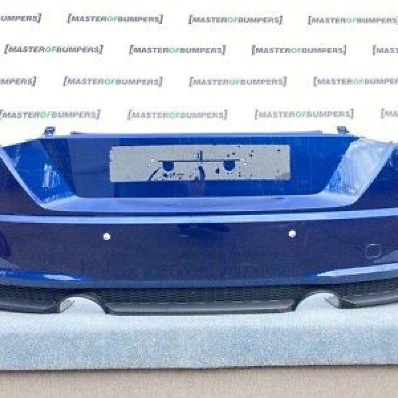 Audi Tts S Line Mk3 2015-2019 Rear Bumper In Blue With Difuser Genuine [a551]