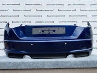 Audi Tts S Line Mk3 2015-2019 Rear Bumper In Blue With Difuser Genuine [a551]