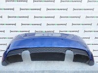 Audi Tts S Line Mk3 2015-2019 Rear Bumper In Blue With Difuser Genuine [a551]