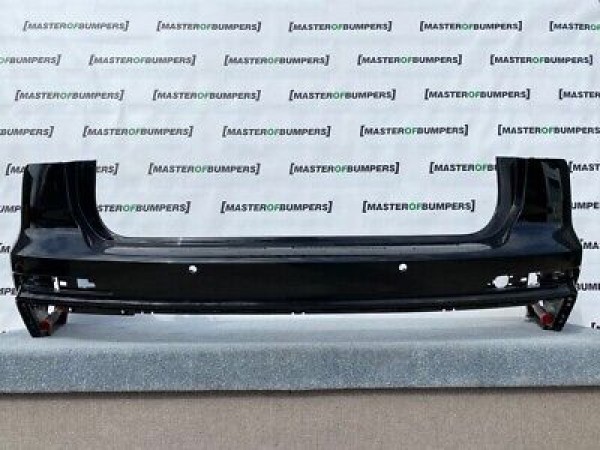 Audi A6 S Line S6 Avant 2019-2021 Rear Bumper In Black 6 X Pdc Genuine [a609]