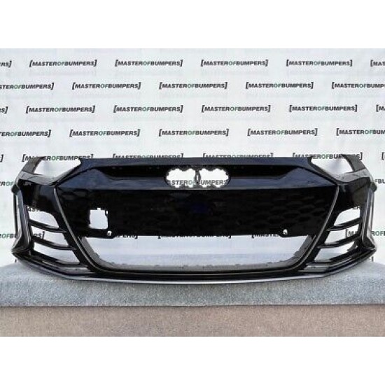 Audi E-tron Gt Rs Etron 2020-on Front Bumper In Black Genuine [a969]