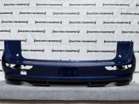 Audi Q5 S Line Tfsi Face Lifting 2012-2015 Rear Bumper Blue 4 Pdc Genuine [a45]