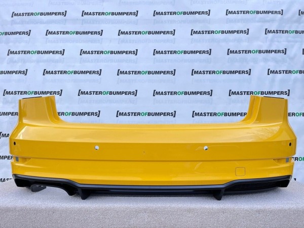 Audi A3 S Line Saloon Cabrio Lift 2016-2019 Rear Bumper 4 Pdc Genuine [a186]