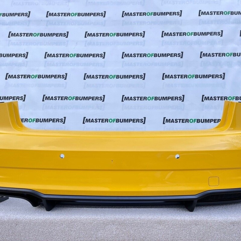 Audi A3 S Line Saloon Cabrio Lift 2016-2019 Rear Bumper 4 Pdc Genuine [a186]