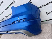 Audi Q2 S Line 2016-2019 Rear Bumper Blue With Trims Genuine [a292]