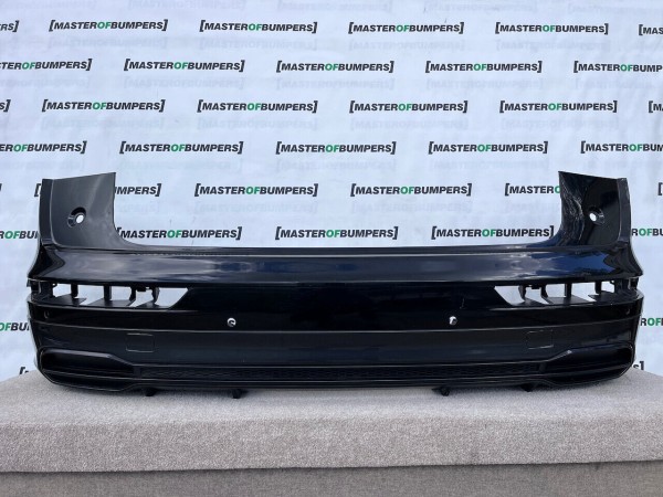 Audi Q5 S Line Sq5 Suv 2017-2020 Rear Bumper W/diffuser 6 Pdc Genuine [a564]