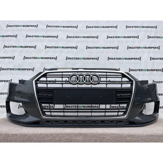 Audi A3 Se Saloon Face Lift 2016-2019 Front Bumper No Pdc Genuine [a594]