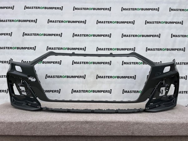 Audi A1 S Line S1 Hatchback 2019-2024 Front Bumper Grey + Jets Genuine [a641]