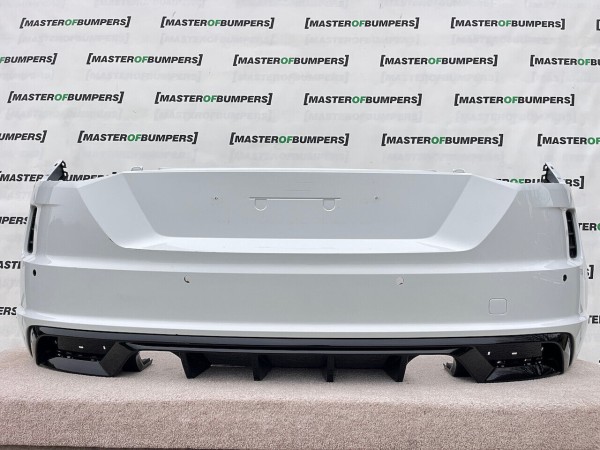 Audi Tt S Line Tts Face Lift 2019-2022 Rear Bumper White 4 Pdc Genuine [a676]