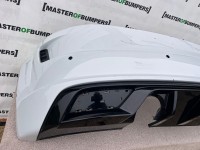 Audi Tt S Line Tts Face Lift 2019-2022 Rear Bumper White 4 Pdc Genuine [a676]