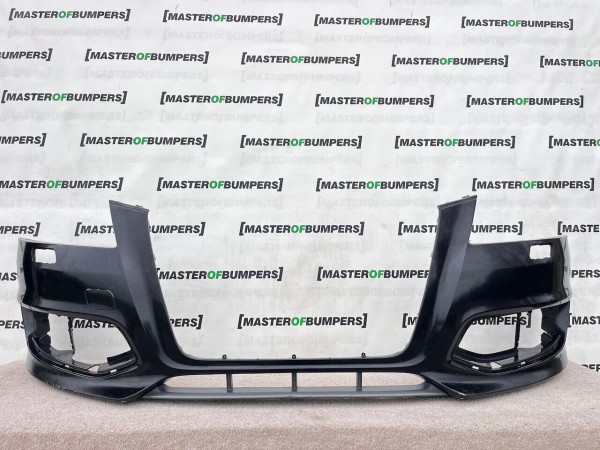 Audi S3 Black Edition 8p Hatchback 2009-2012 Front Bumper No Pdc Genuine [a710]