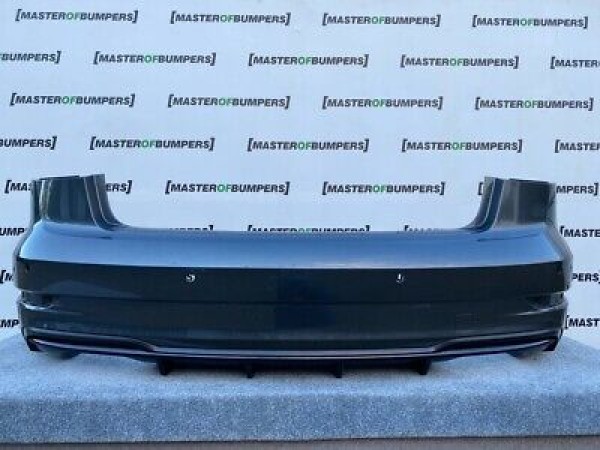 Audi S3 Saloon Cabrio 8v5 Face Lifting 2016-2019 Rear Bumper Genuine [a215]