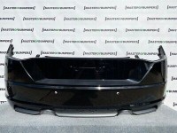 Audi Tt S Line 2016-2019 Rear Bumper In Black With Difuser Genuine [a468]