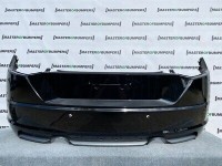 Audi Tt S Line 2016-2019 Rear Bumper In Black With Difuser Genuine [a468]