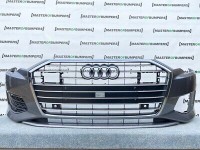 Audi A6 Sport Se C8 2016-2020 Front Bumper In Grey With Grill Genuine [a481]