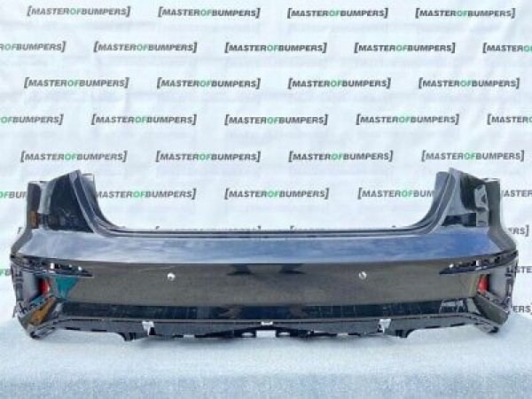 Audi A3 S Line Hatchbck 2020-on Rear Bumper In Black 4 X Pdc Genuine [a607]