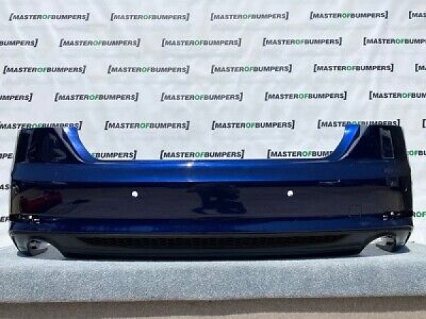 Audi A5 S Line Coupe Cabrio Tfsi 2016-2019 Rear Bumper In Blue Genuine [a671]